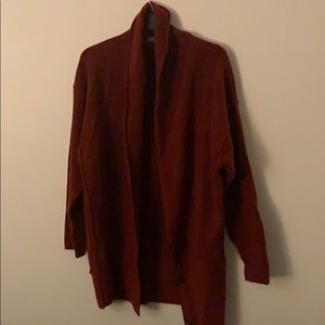 Free People Burgundy Sweater Size XS
